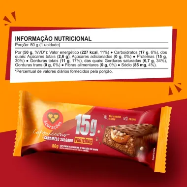 Barra De Proteína Caramelo Salgado