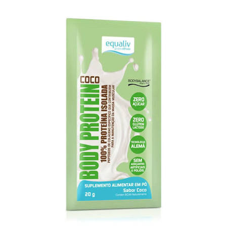 BODY PROTEIN ISOLADA COCO 20 GR EQUALIV