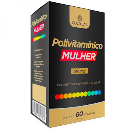 POLIVITAMINICO MULHER 500mg 60caps