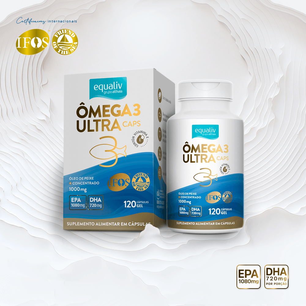 EQUALIV ÔMEGA 3 ULTRA CAPS 1000MG 120 CÁPSULAS