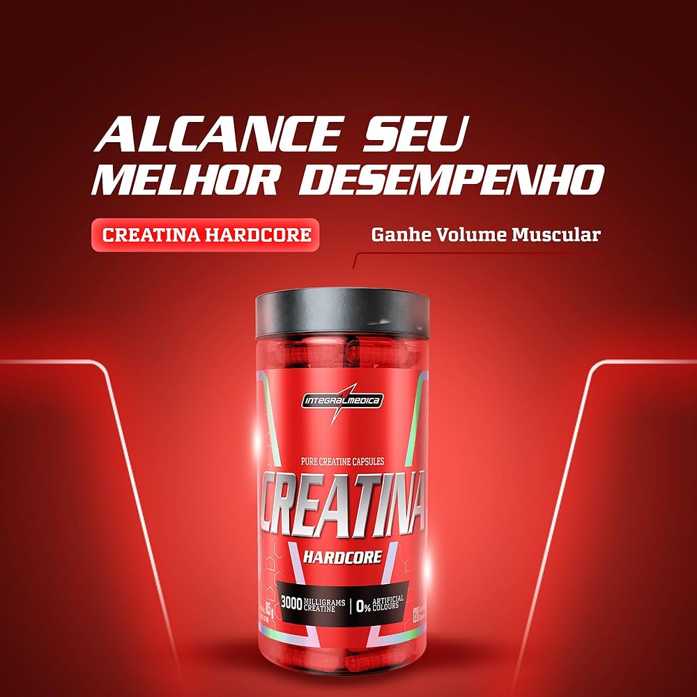 CREATINA HARDCORE 120 CAPSULAS 105g
