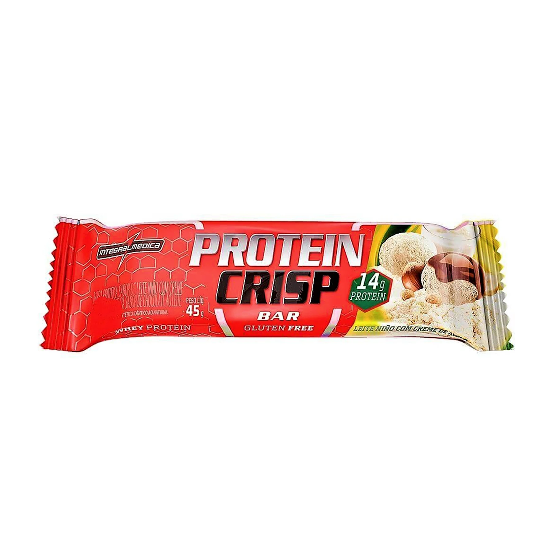 Protein Crisp Leite Em Pó E Avelã