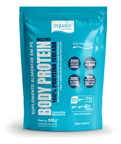BODY PROTEIN 100% PROTEINA ISOLADA 900g