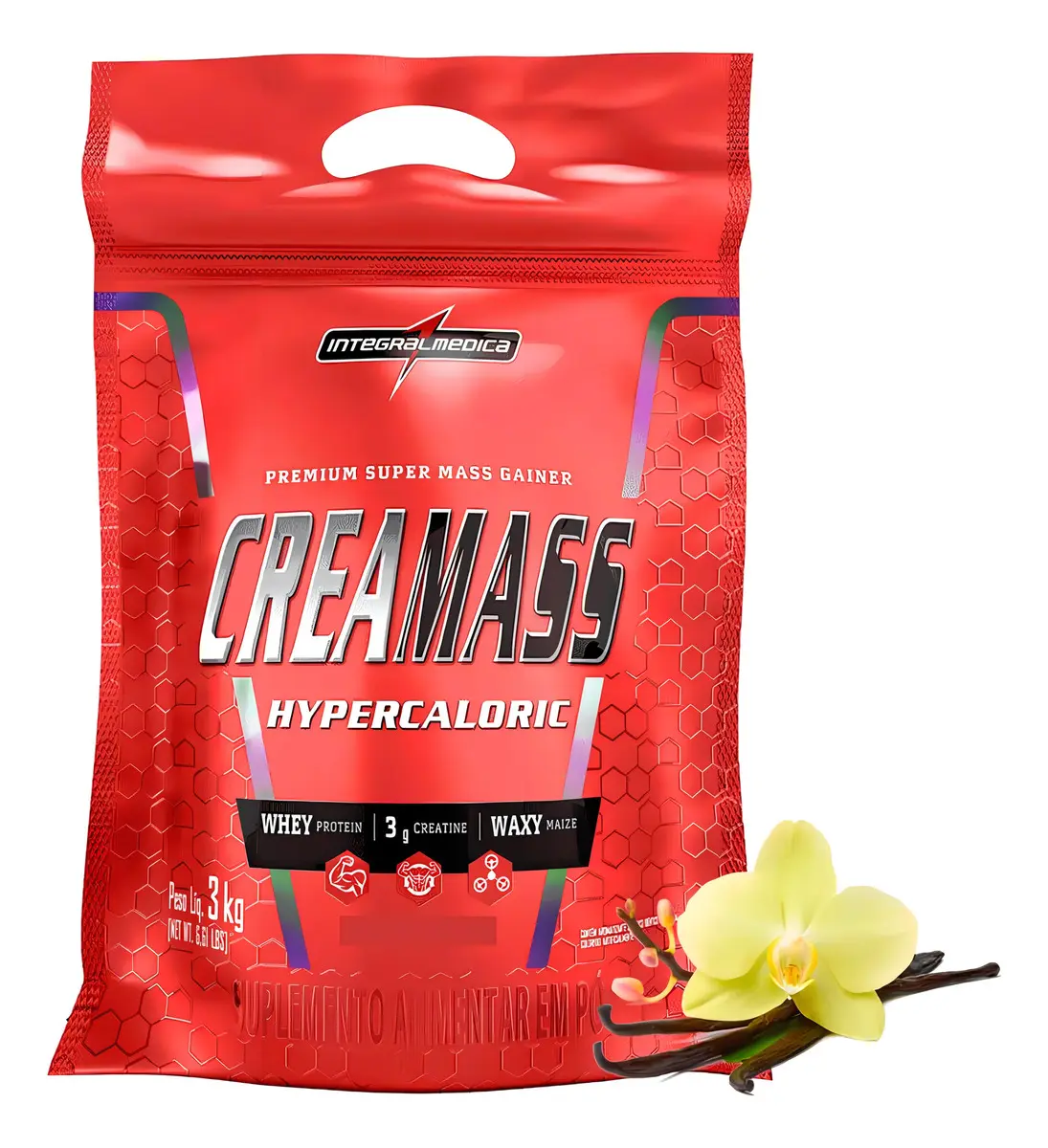 INTEGRALMEDICA HIPERCALÓRICO CREAMASS SABOR BAUNILHA POUCH 3KG